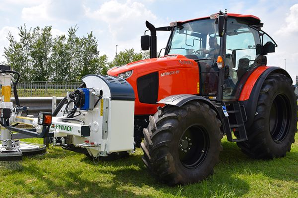 Hymach Brush Cutter and Lawn Mower with Automatic Obstacle Avoidance System