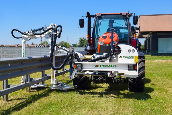 Hymach Brush Cutter and Lawn Mower with Automatic Vertical Obstacle Avoidance System